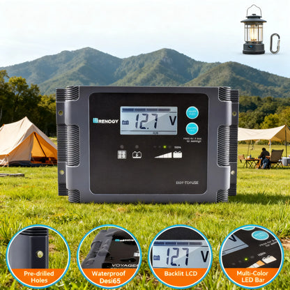 200W Foldable Solar Panel, with Waterproof Controller & Adjustable Stand