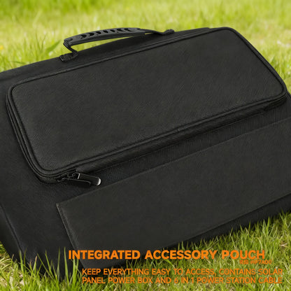 120W Foldable Solar Panel, Multi-Brand Compatible with USB/PD Output