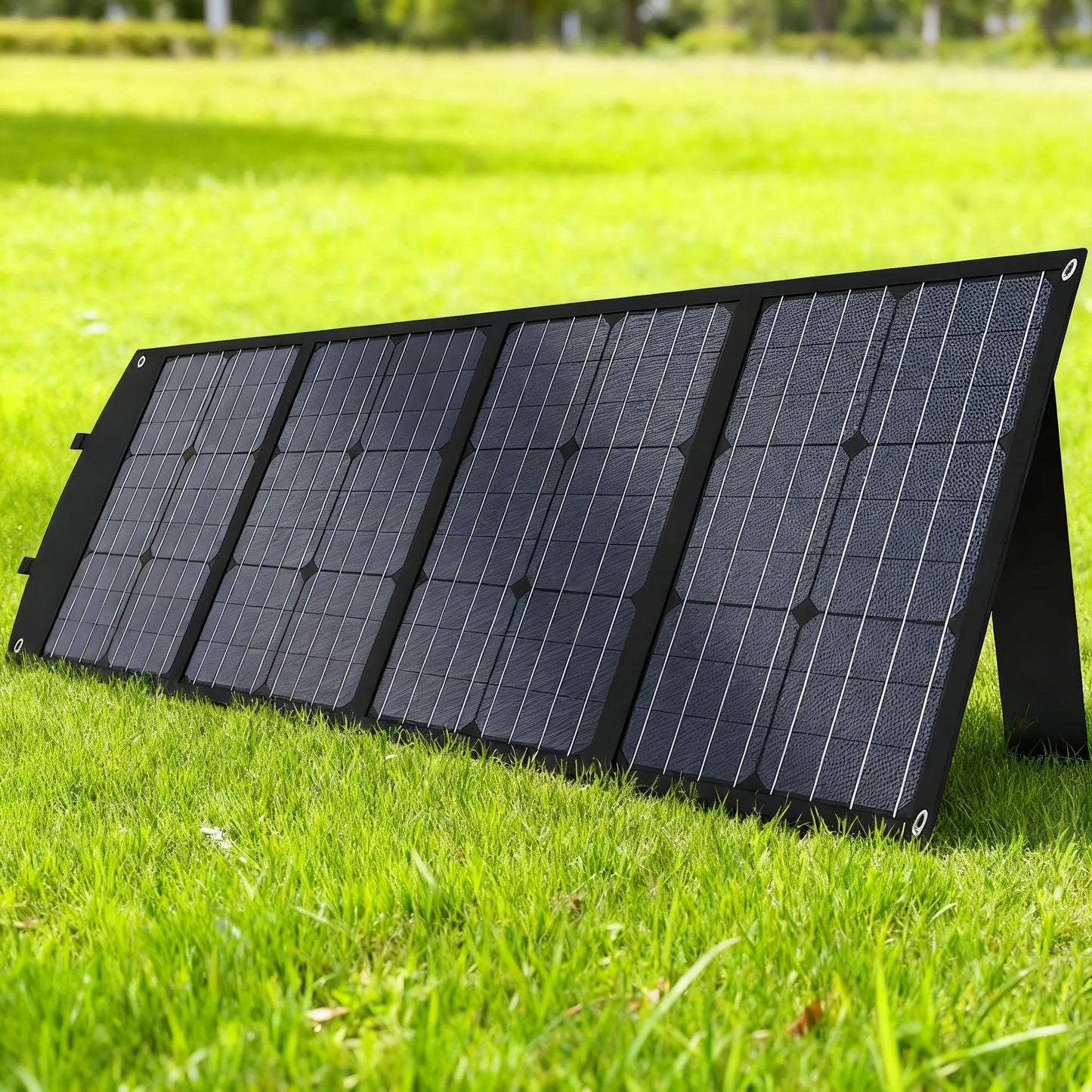 120W Foldable Solar Panel, Multi-Brand Compatible with USB/PD Output