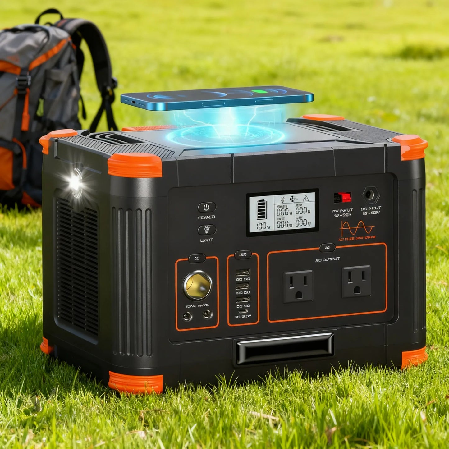 500W Portable Power, 519Wh Capacity & Solar Charging