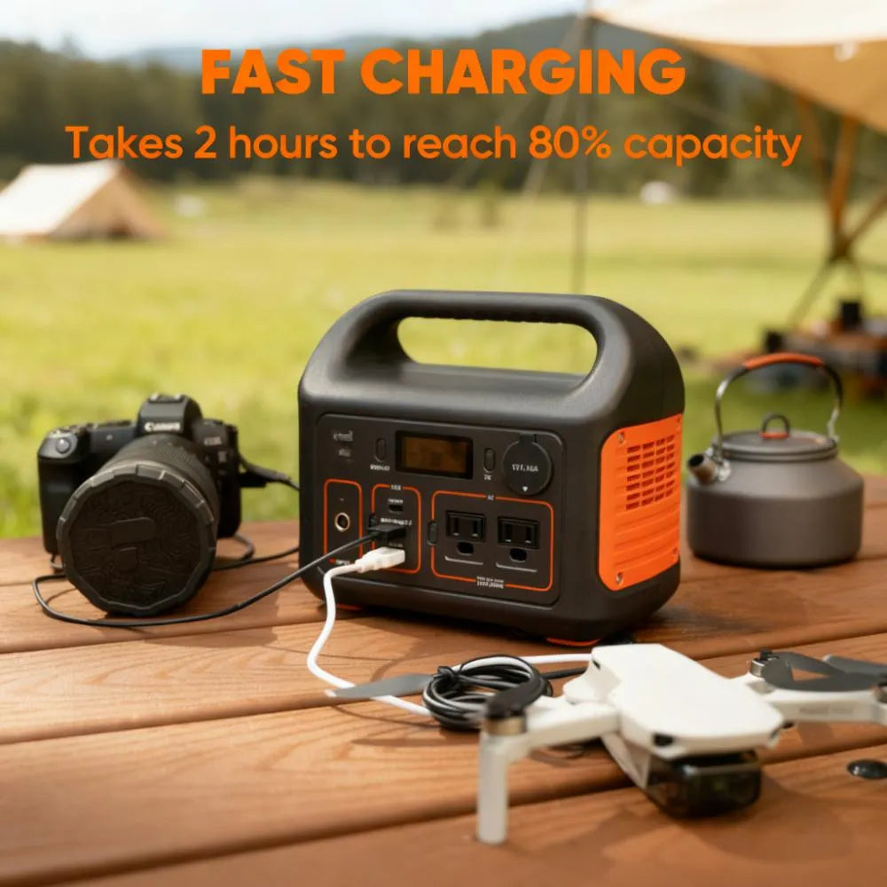 293Wh Portable Power, Lithium Solar for Outdoor & Emergency
