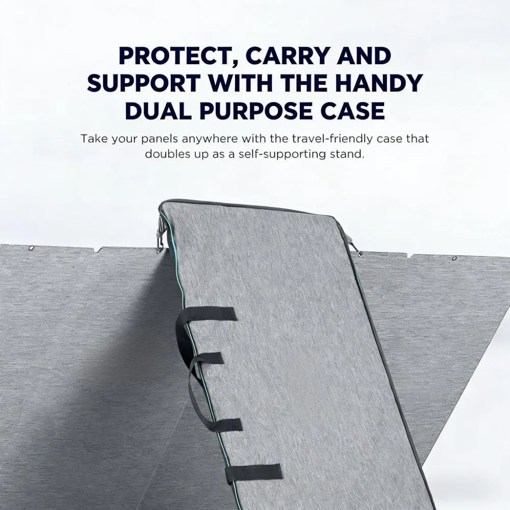 400W Portable Solar Panel - Foldable with Kickstand, IP68 Waterproof, Your Outdoor Power Station.