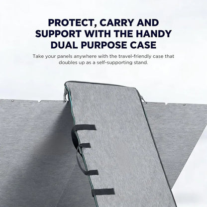 400W Portable Solar Panel - Foldable with Kickstand, IP68 Waterproof, Your Outdoor Power Station.