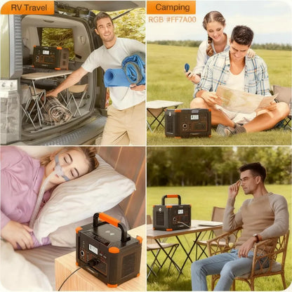 500W Portable Power, 519Wh Capacity & Solar Charging